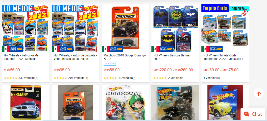 Articulos Vendidos en esta tienda