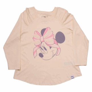 Minnie Lace Boy Raglan T-Shirt
